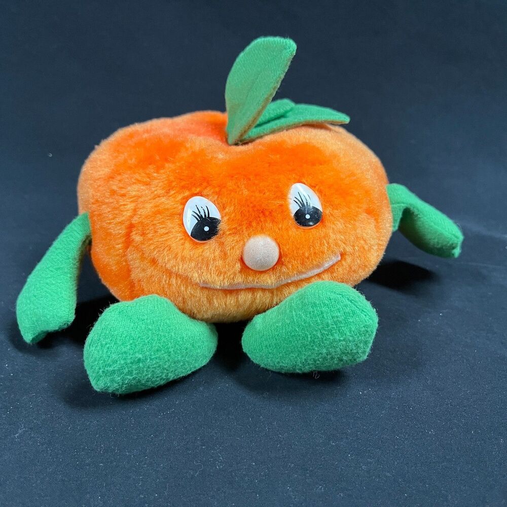 Fiesta Concessions Corp Plush Orange Stuffed Toy 7 ½”